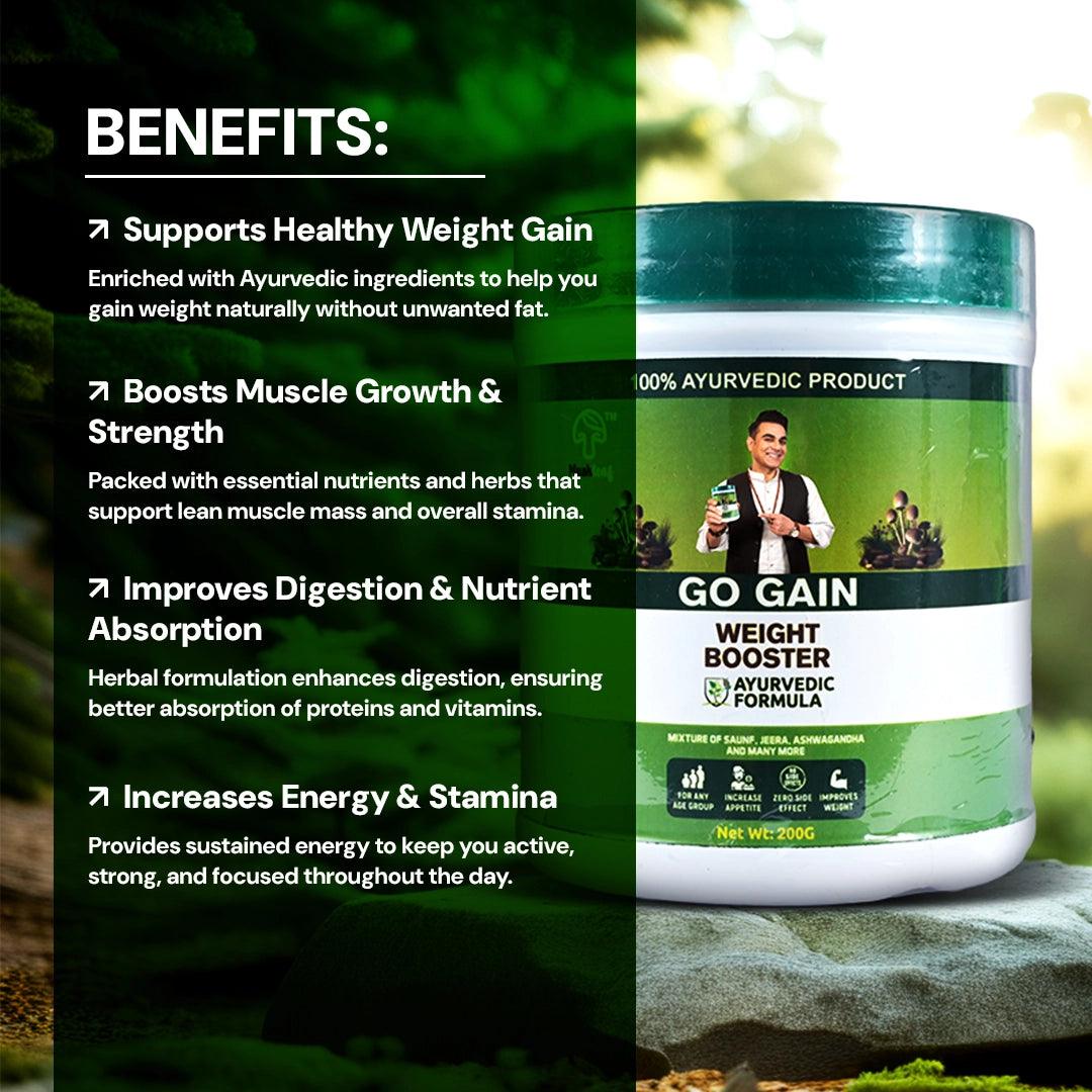 Mushleaf Go Gain Weight Booster ( 200 Grams )