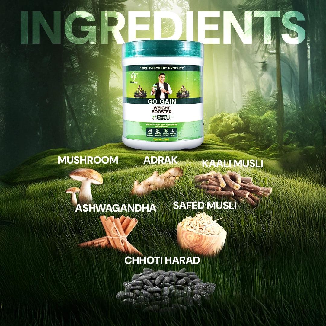 Mushleaf Go Gain Weight Booster ( 200 Grams )
