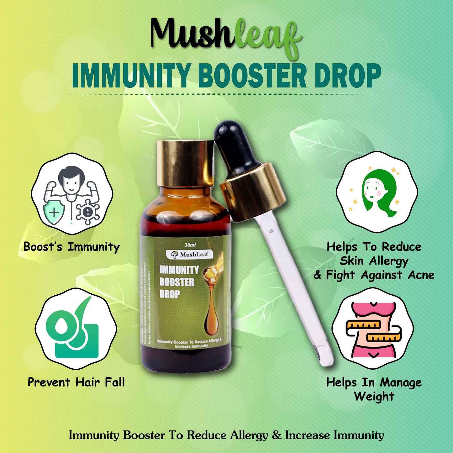 Mushleaf Immunity Booster Drop