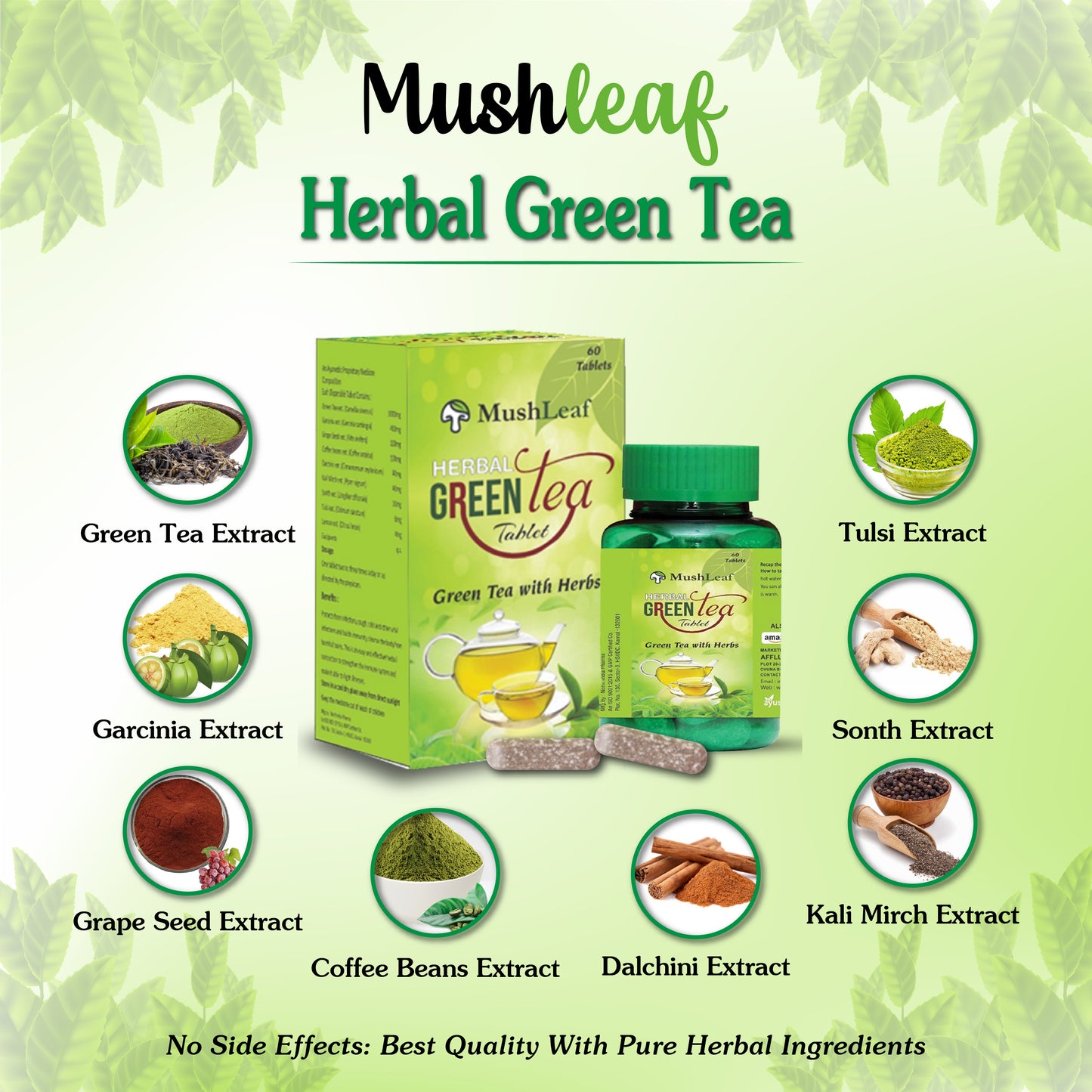 Herbal Green Tea Tablet