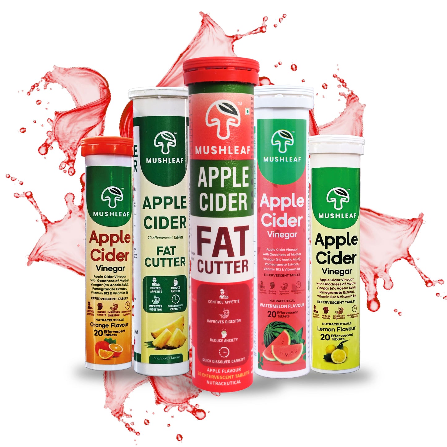 Apple Cider Fat Cutter: Five Flavors, One Goal – Unleash Your Best You with Our Exclusive Combo Pack