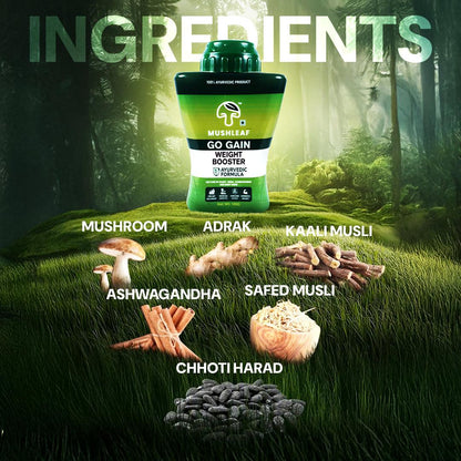 Mushleaf Go Gain Weight Booster ( 100 Grams )